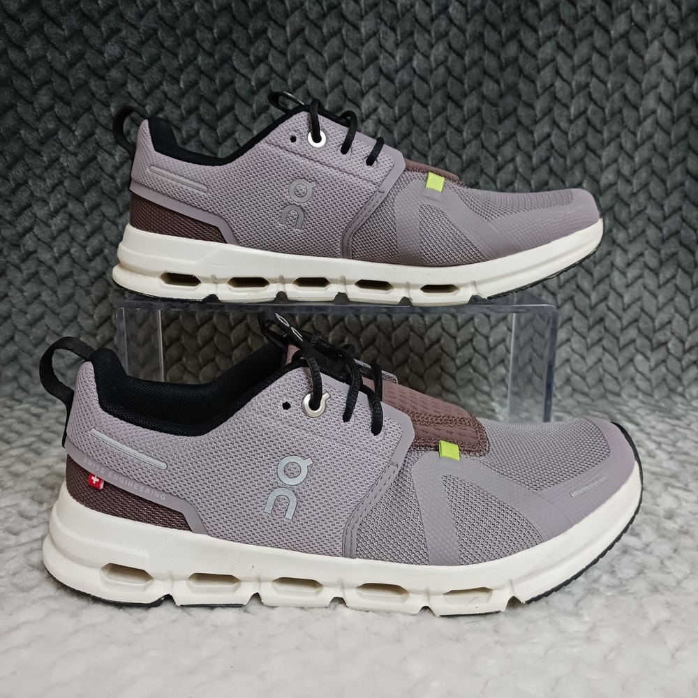 On Cloud Sky Zinc Grape Youth Walking Running Sneakers Shoes Size 4.5Y